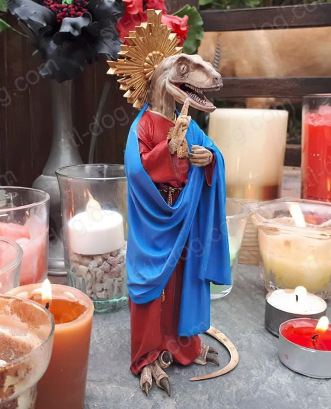 猛禽耶稣  Raptor Jesus 3D打印模型图纸